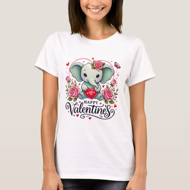 Camiseta Elefante de namorados (Frente)