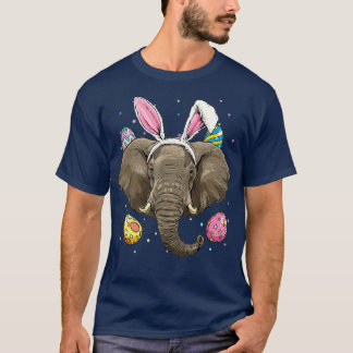 Camiseta Elefante de Páscoa Engraçado da Páscoa Bunny Elefa