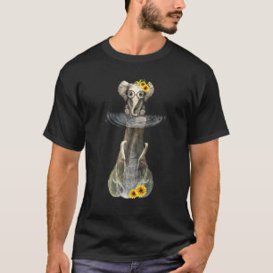 Camiseta Elefante de Reflexão Elefante Amigo