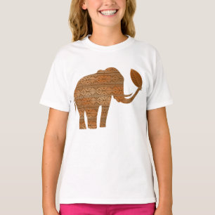 Camiseta Elefante - Design de Arte Tribal