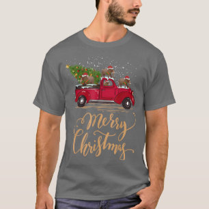 Camiseta Elefante Dirigindo Árvore De Natal Elefante Chr