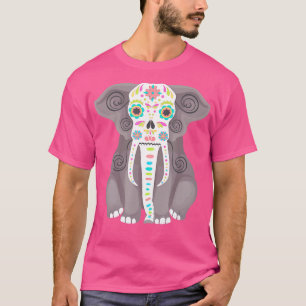 Camiseta Elefante do crânio do açúcar - Zoodetentor do Whis