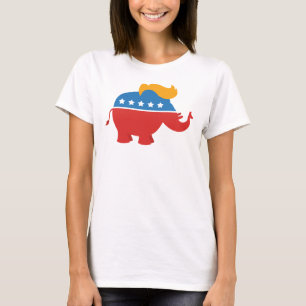 Camiseta Elefante do GOP do trunfo