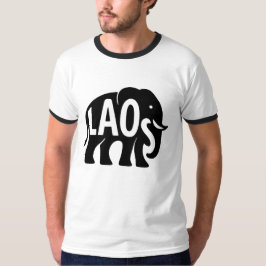 Camiseta elefante do lao