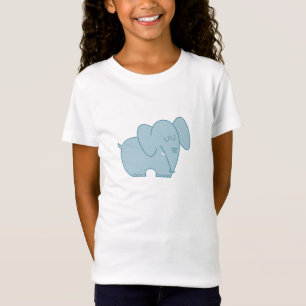Camiseta Elefante Doce (Azul)