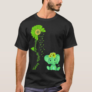 Camiseta Elefante Dor Nos Rins De Girassol Consciência Cos