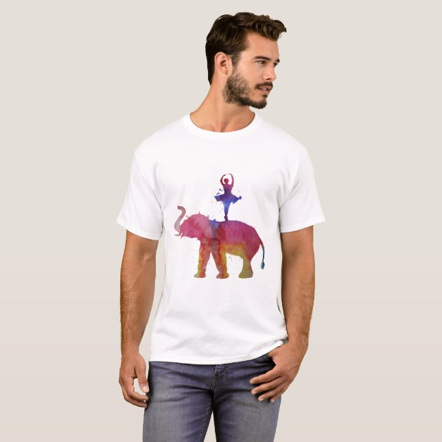 Camiseta Elefante e bailarina (Frente Completa)