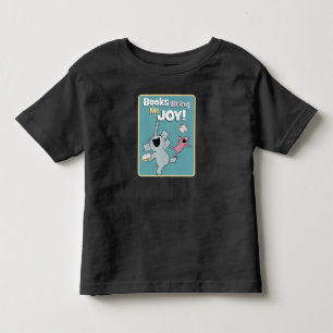 Camiseta Elefante e Livros de Porcos Trazem-me Alegria