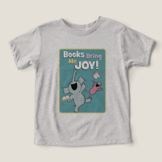 Camiseta Elefante e Livros de Porcos Trazem-me Alegria