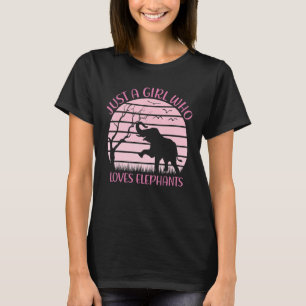 Camiseta Elefante é meu animal espiritual... só uma garota