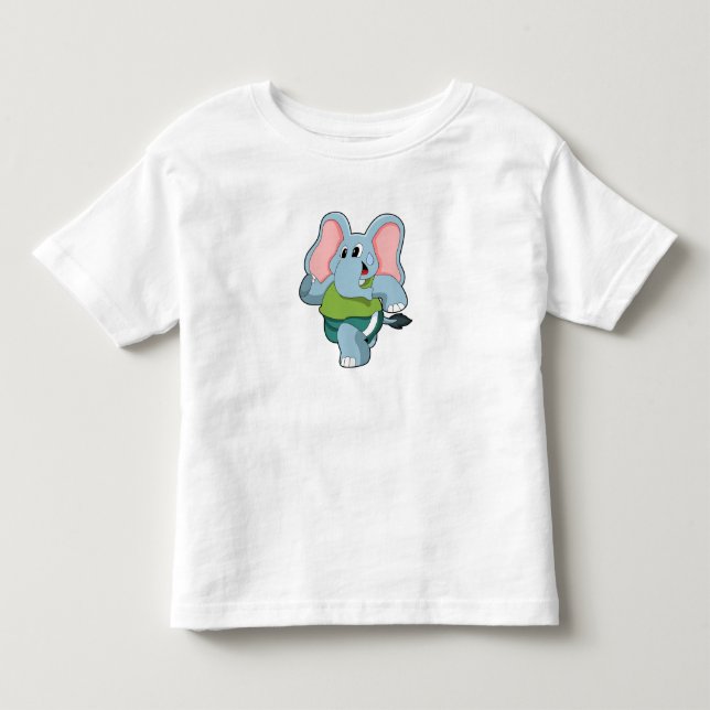 Camiseta Elefante em Execução (Frente)