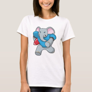 Camiseta Elefante em Futebol com Equipamento