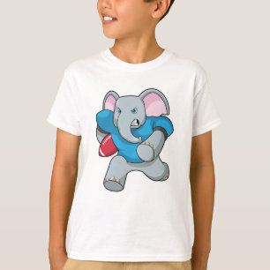 Camiseta Elefante em Futebol com Equipamento