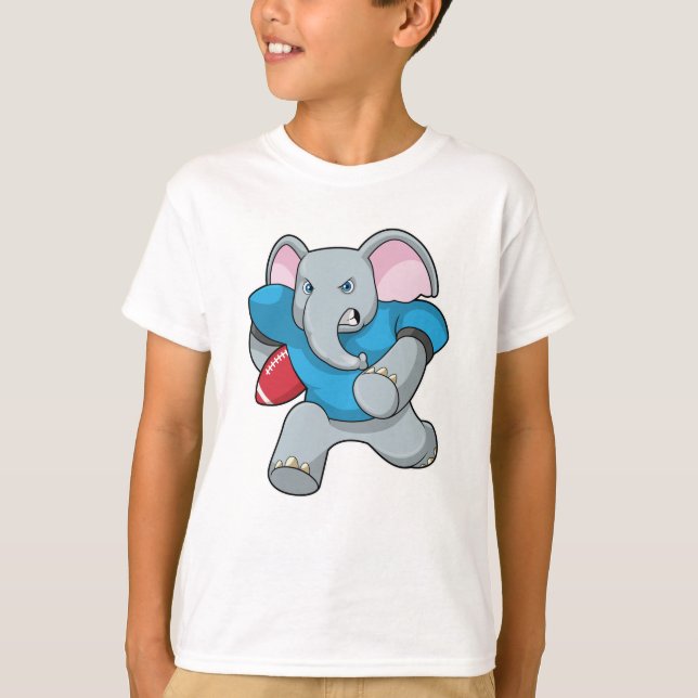 Camiseta Elefante em Futebol com Equipamento (Frente)