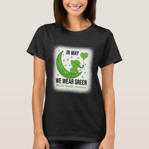Camiseta Elefante Em Maio Vestimos Verde Para Saúde Mental