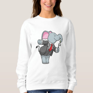 Camiseta Elefante em Música com Triângulo