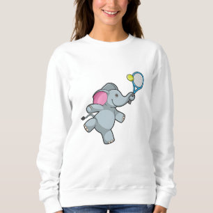 Camiseta Elefante em Tênis com raquete Tênis