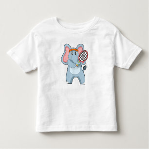 Camiseta Elefante em Tênis com raquete Tênis