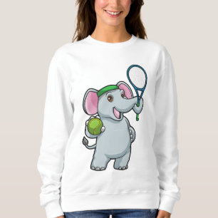 Camiseta Elefante em Tênis com raquete Tênis