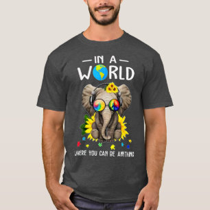 Camiseta Elefante Em Um Mundo Onde Você Pode Ser Qualquer C