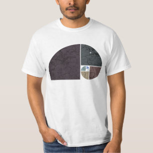 Camiseta Elefante Espiral Fibonacci - Rácio do Ouro 2