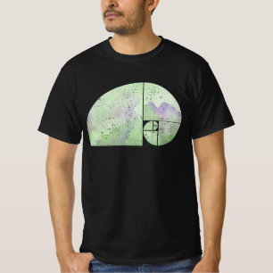 Camiseta Elefante Espiral Fibonacci - Rácio do Ouro 3
