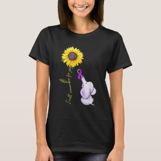 Camiseta Elefante Eu Me Lembrarei De Você, Sunflower Alzhei