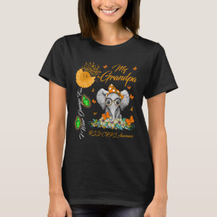 Camiseta Elefante Eu Visto Laranja Para O Meu Avô Rsd Crps