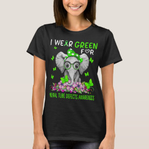 Camiseta Elefante Eu Visto Verde Para Defeitos No Tubo Neur