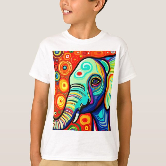 Camiseta Elefante excêntrico (Frente)