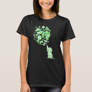 Camiseta Elefante Explode Balões Verdes Cerebrais Palsy Aw