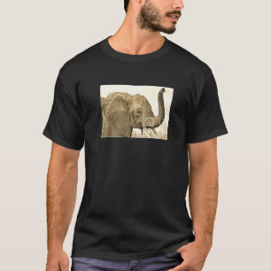 Camiseta Elefante Fibonacci Spiral para Razão do Ouro Mate
