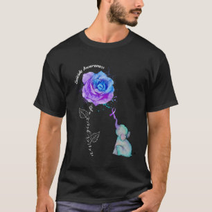 Camiseta Elefante Flor para Prevenção ao Suicídio