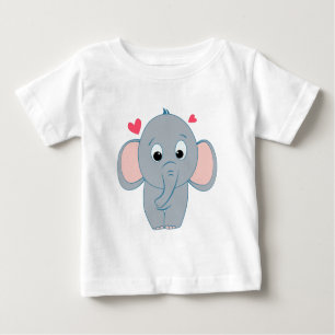 Camiseta elefante giratória