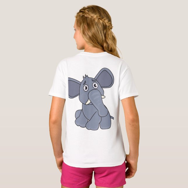 Camiseta elefante incrível (Parte Traseira Completa)