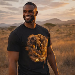 Camiseta Elefante Indomado | Força da Vida Selvagem African