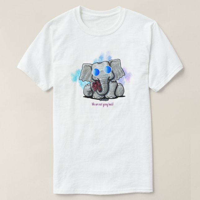 Camiseta Elefante KiniArt (Frente do Design)