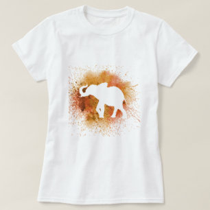 Camiseta Elefante Laranja