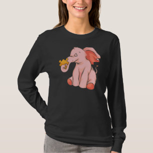Camiseta Elefante legal Com Autismo Quebra-cabeça de Fita A