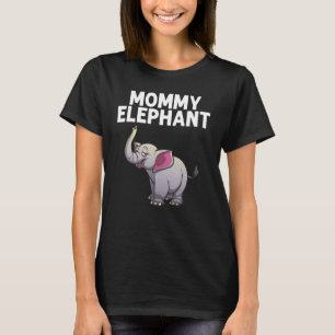 Camiseta Elefante legal Para Mulheres Mãe Elefante Indiana