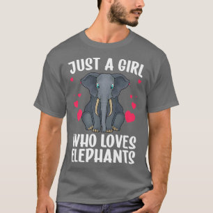 Camiseta Elefante legal Para Mulheres Meninas Elefante Afri