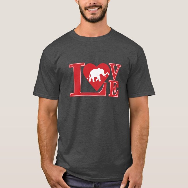 Camiseta Elefante Love (Frente)