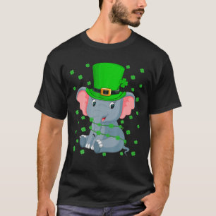 Camiseta Elefante Lover Leprechaun Elefante Elefante Rua Pa
