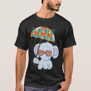 Camiseta Elefante Mãe Autismo Sensibilização Infantil Escol