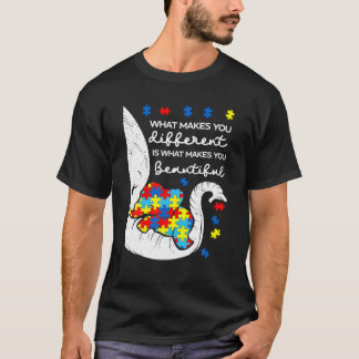 Camiseta Elefante Mãe de Conscientização do Autismo Faz Voc