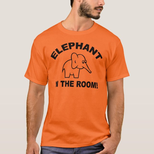 Camiseta Elefante na sala (Frente)
