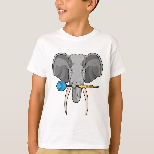 Camiseta Elefante nas Trevas com Dart (Frente)