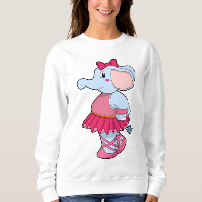 Camiseta Elefante no Balé com Saia (Frente)