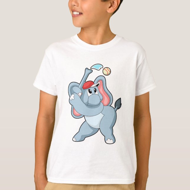 Camiseta Elefante no Baseball (Frente)