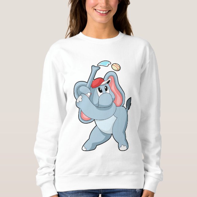 Camiseta Elefante no Basebol (Frente)